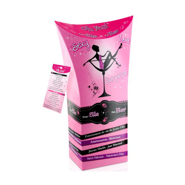 Boîte cadeau sexy fille sextoys jeu creme de plaisir gadget